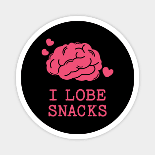 I Lobe Snacks Magnet